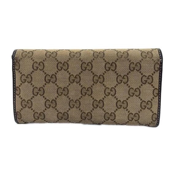 GUCCI Lovely Brown Light Brown Dark Brown Jacquard Leather -168-081225 - Picture 2 of 5